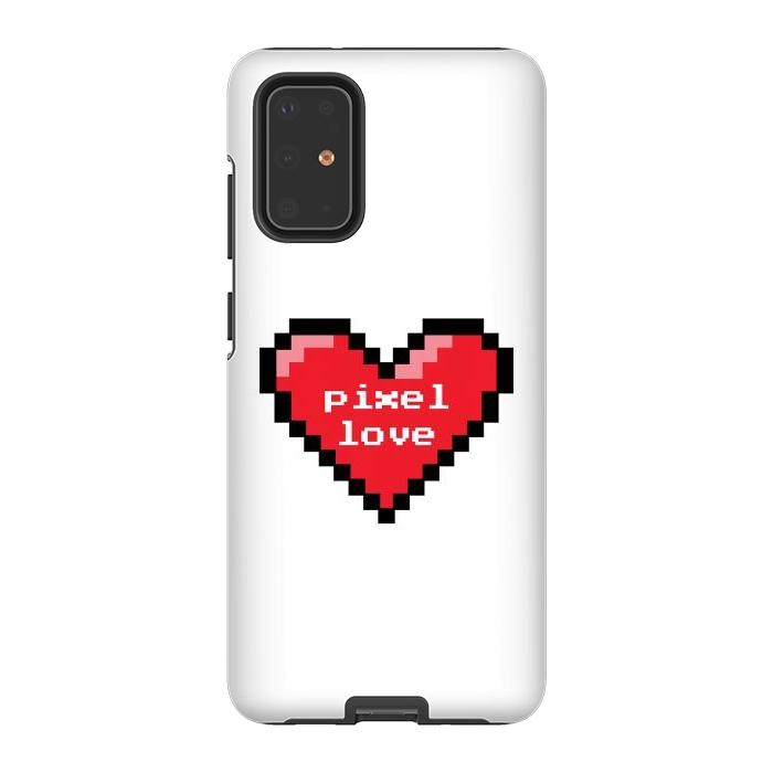Galaxy S20 Plus StrongFit Pixel love by Laura Nagel