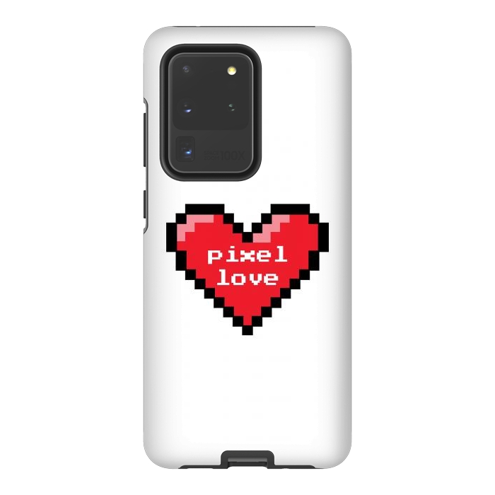 Galaxy S20 Ultra StrongFit Pixel love by Laura Nagel