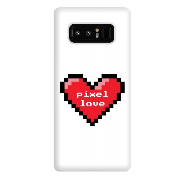 Galaxy Note 8 StrongFit Pixel love by Laura Nagel