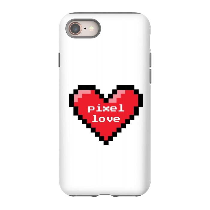 iPhone SE StrongFit Pixel love by Laura Nagel