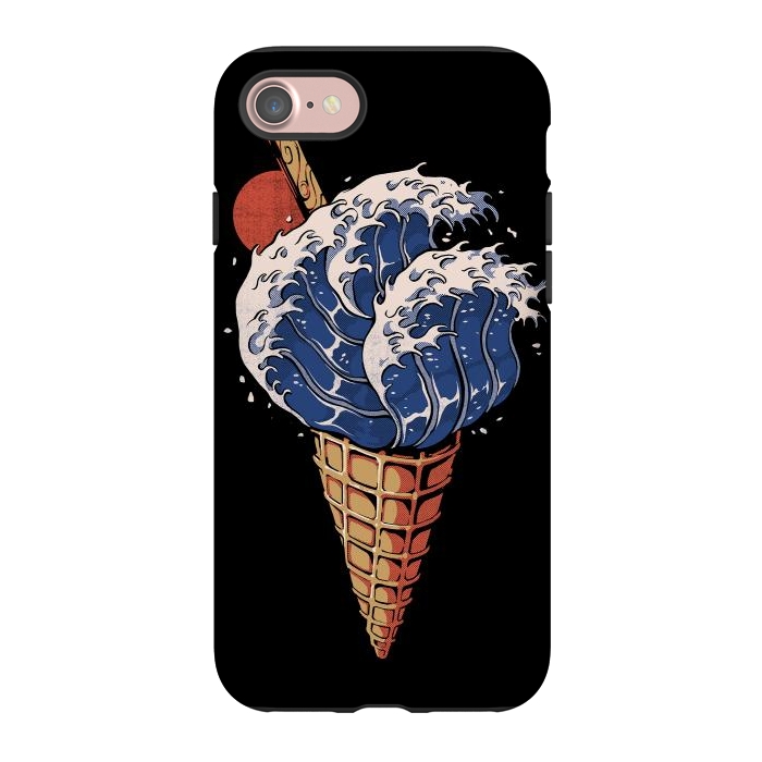 iPhone 7 StrongFit Kanagawa Ice Cream  by Ilustrata