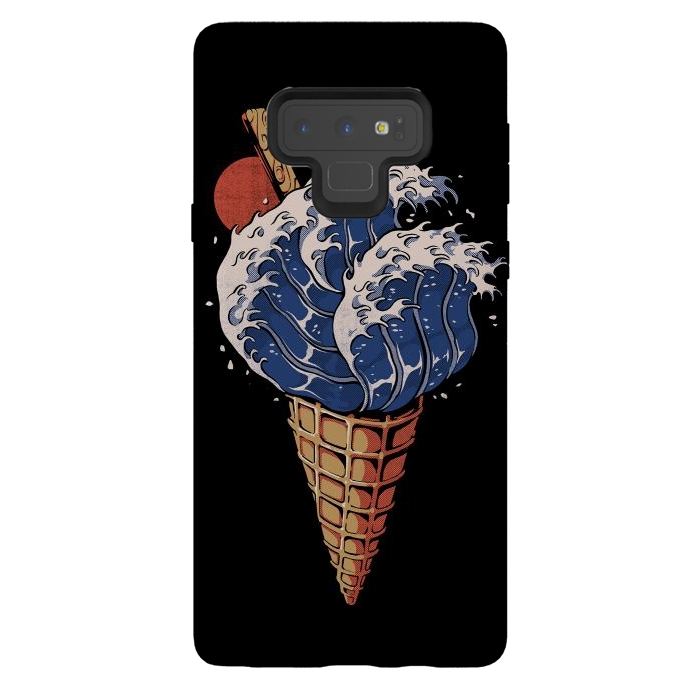 Galaxy Note 9 StrongFit Kanagawa Ice Cream  by Ilustrata
