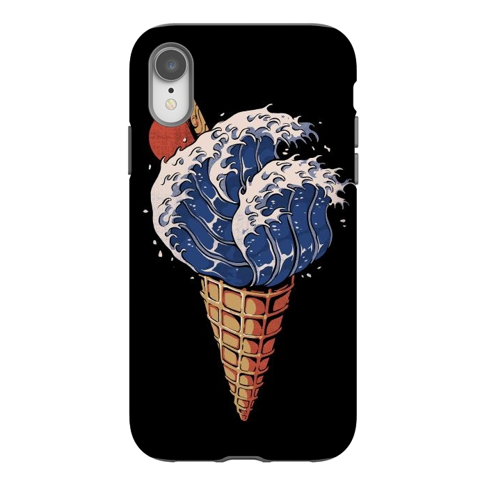 iPhone Xr StrongFit Kanagawa Ice Cream  by Ilustrata
