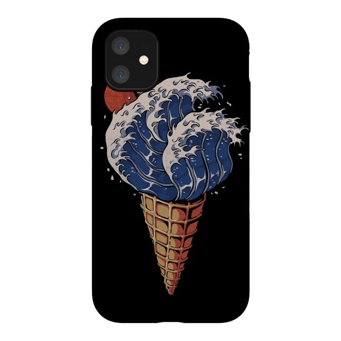 iPhone 11 StrongFit Kanagawa Ice Cream  by Ilustrata
