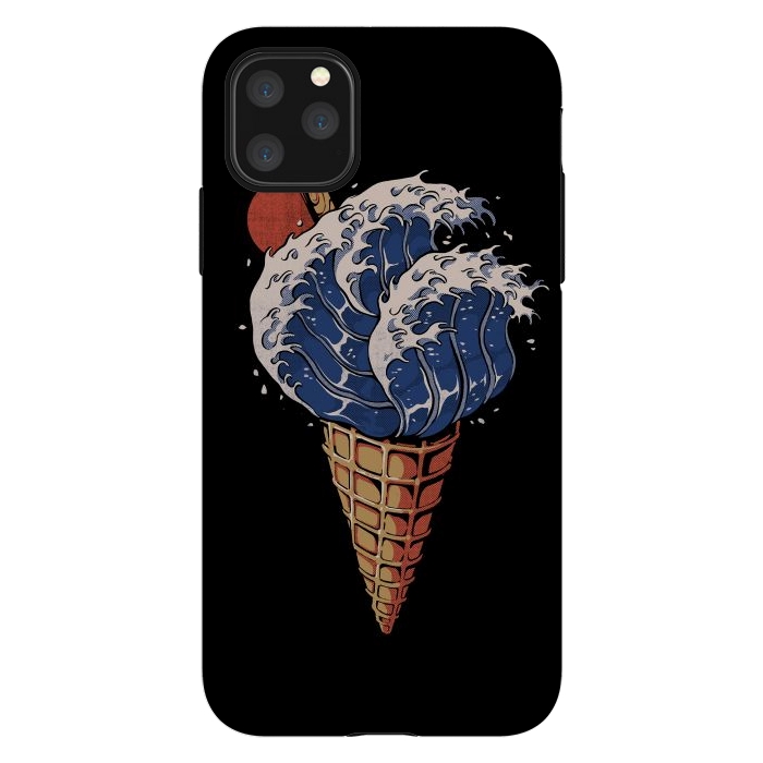 iPhone 11 Pro Max StrongFit Kanagawa Ice Cream  by Ilustrata