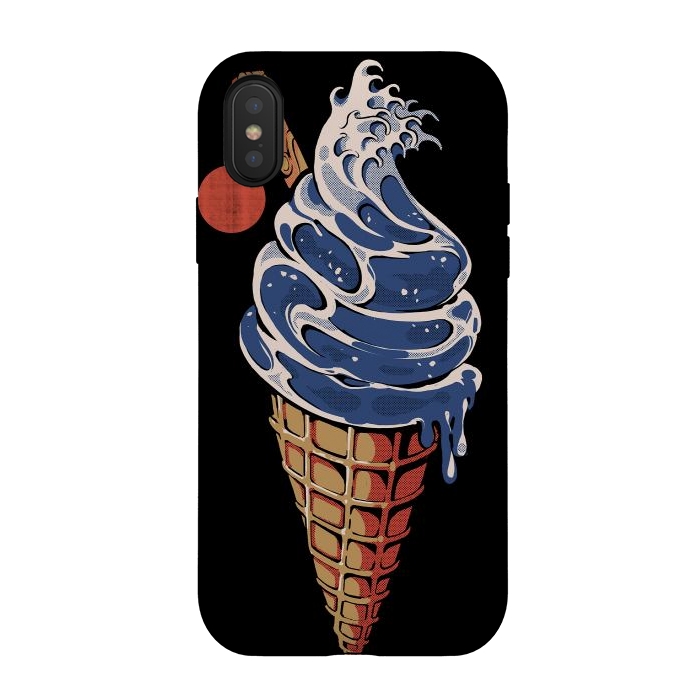 iPhone Xs / X StrongFit Great Ice cream by Ilustrata