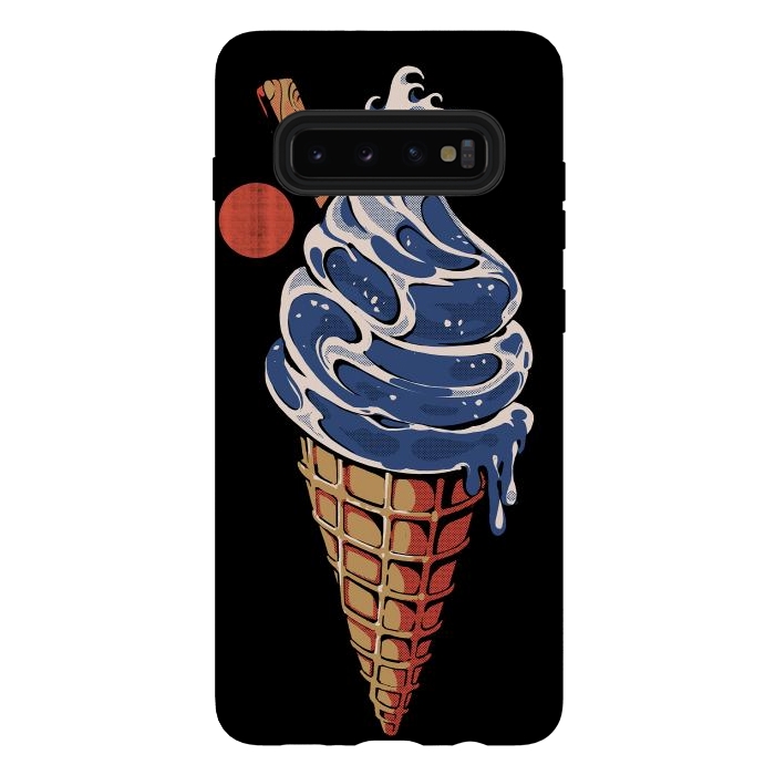 Galaxy S10 plus StrongFit Great Ice cream by Ilustrata