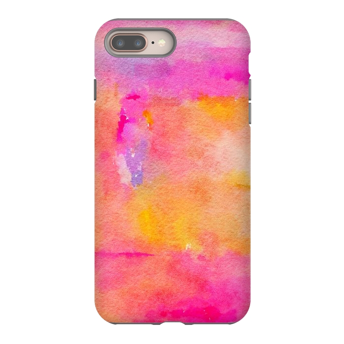 iPhone 7 plus StrongFit Be A Rainbow In Someone's Cloud | Modern Bohemian Watercolor Painting Optimism Positivity Good Vibes by Uma Prabhakar Gokhale