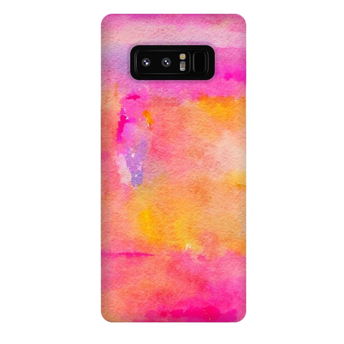 Galaxy Note 8 StrongFit Be A Rainbow In Someone's Cloud | Modern Bohemian Watercolor Painting Optimism Positivity Good Vibes by Uma Prabhakar Gokhale