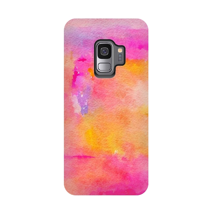 Galaxy S9 StrongFit Be A Rainbow In Someone's Cloud | Modern Bohemian Watercolor Painting Optimism Positivity Good Vibes by Uma Prabhakar Gokhale