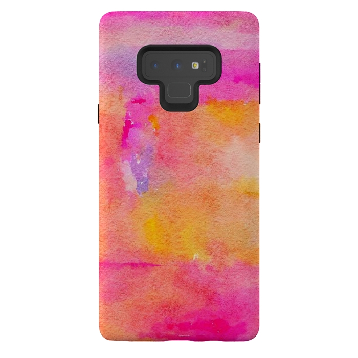 Galaxy Note 9 StrongFit Be A Rainbow In Someone's Cloud | Modern Bohemian Watercolor Painting Optimism Positivity Good Vibes by Uma Prabhakar Gokhale