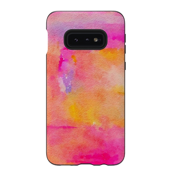 Galaxy S10e StrongFit Be A Rainbow In Someone's Cloud | Modern Bohemian Watercolor Painting Optimism Positivity Good Vibes by Uma Prabhakar Gokhale