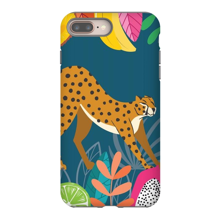 iPhone 7 plus StrongFit Cheetah stretching in the wild by Jelena Obradovic