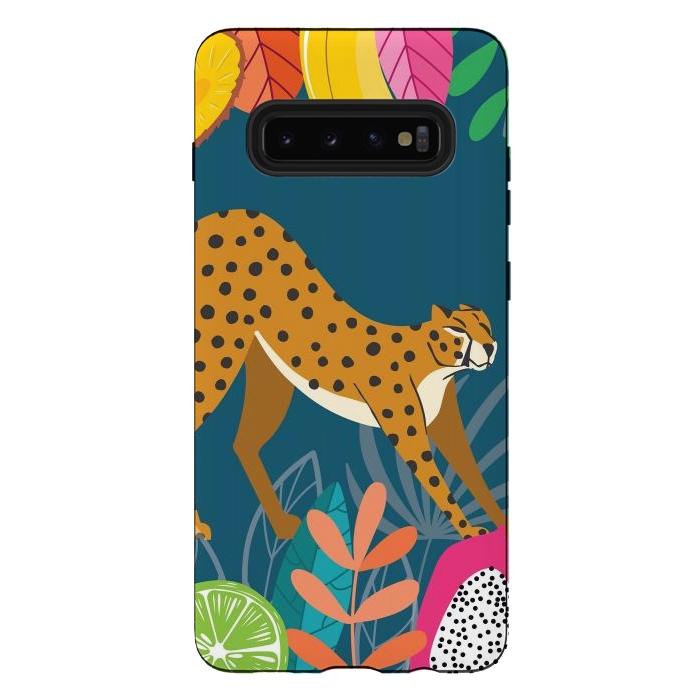 Galaxy S10 plus StrongFit Cheetah stretching in the wild by Jelena Obradovic