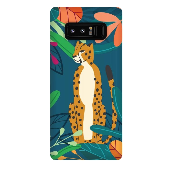 Galaxy Note 8 StrongFit Cheetah chilling by Jelena Obradovic