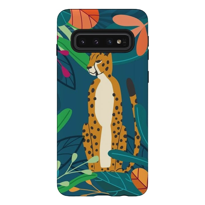 Galaxy S10 StrongFit Cheetah chilling by Jelena Obradovic