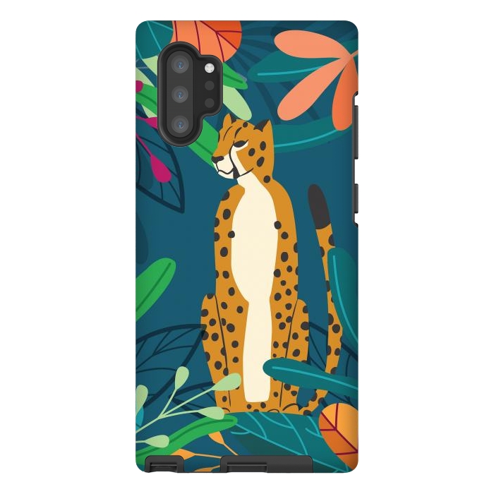 Galaxy Note 10 plus StrongFit Cheetah chilling by Jelena Obradovic