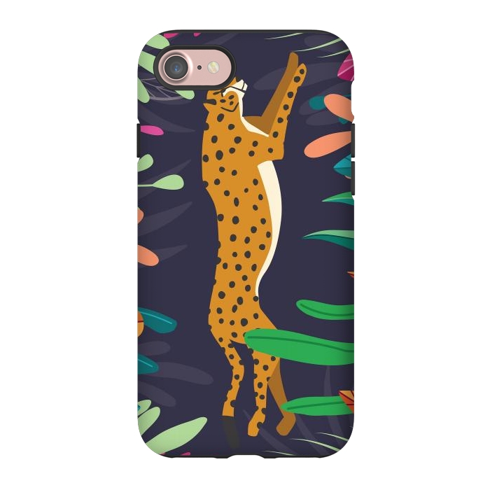 iPhone 7 StrongFit Cheetah running by Jelena Obradovic