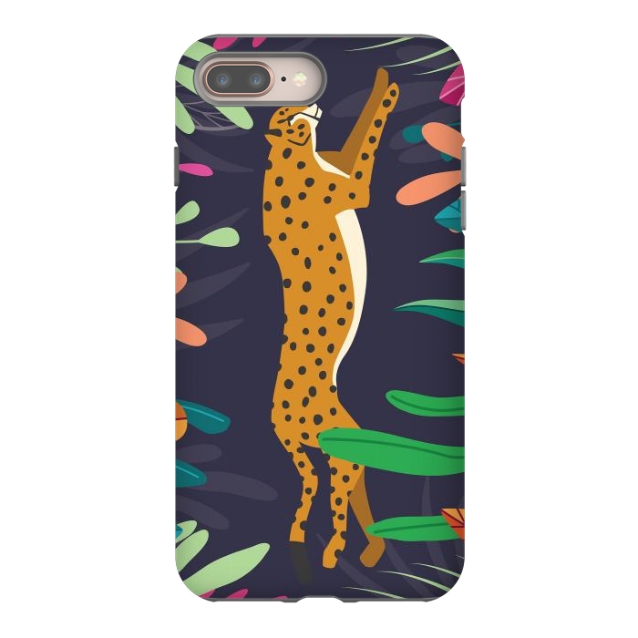 iPhone 7 plus StrongFit Cheetah running by Jelena Obradovic
