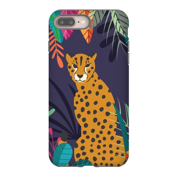 iPhone 7 plus StrongFit Cheetah sitting in the wild by Jelena Obradovic