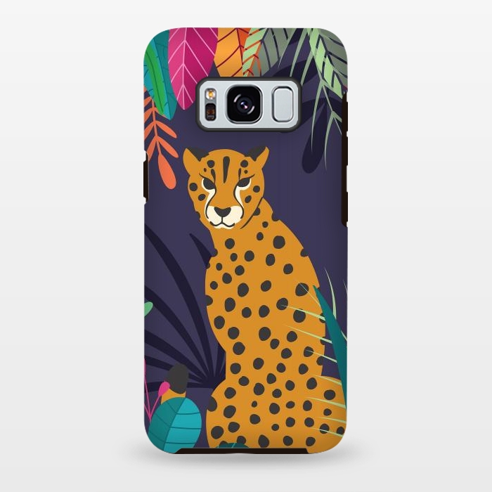 Galaxy S8 plus StrongFit Cheetah sitting in the wild by Jelena Obradovic