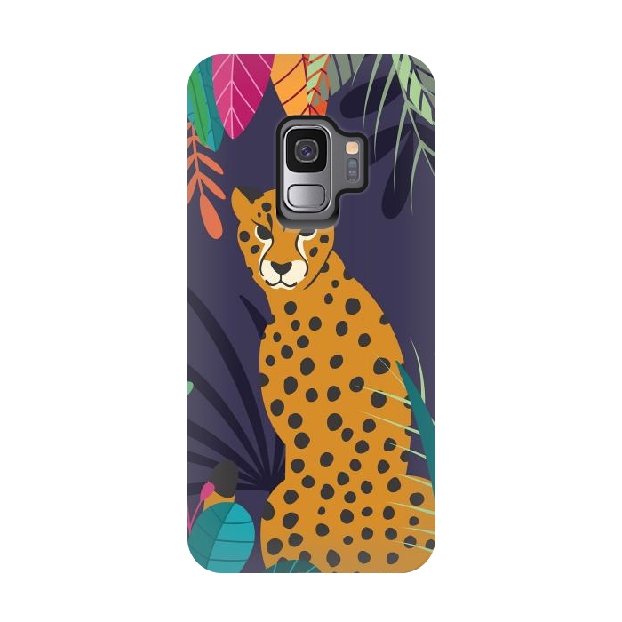 Galaxy S9 StrongFit Cheetah sitting in the wild by Jelena Obradovic