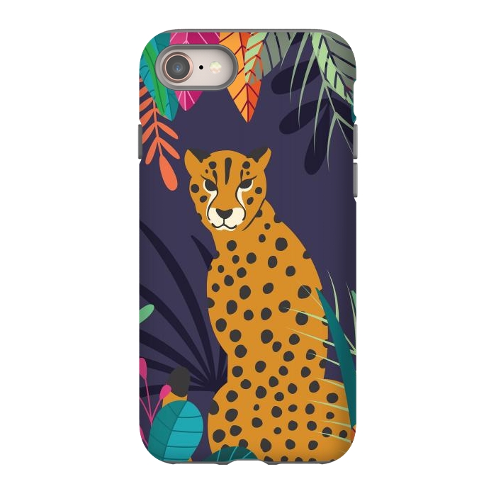iPhone 8 StrongFit Cheetah sitting in the wild by Jelena Obradovic