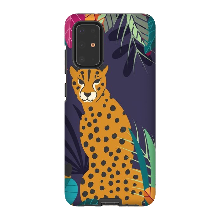 Galaxy S20 Plus StrongFit Cheetah sitting in the wild by Jelena Obradovic