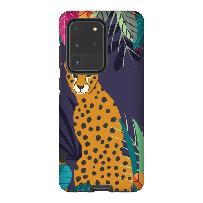 Galaxy S20 Ultra StrongFit Cheetah sitting in the wild by Jelena Obradovic