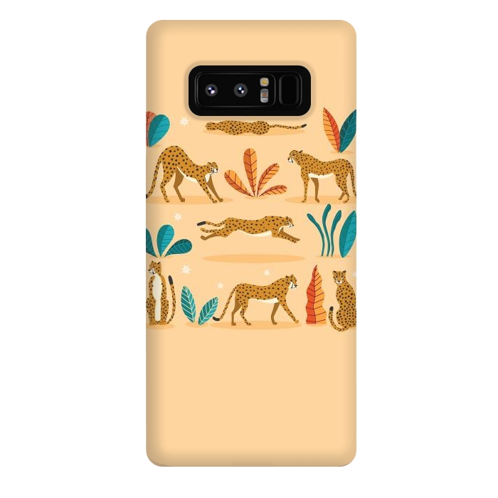 Galaxy Note 8 StrongFit Cheetahs beige by Jelena Obradovic