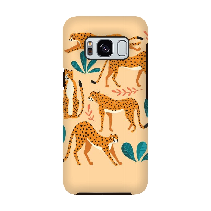 Galaxy S8 StrongFit Cheetahs beige 02 by Jelena Obradovic