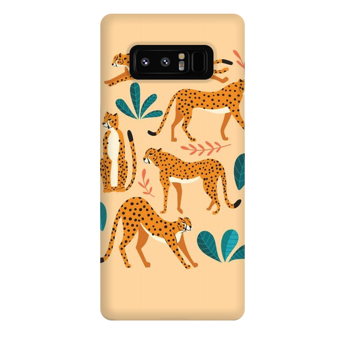 Galaxy Note 8 StrongFit Cheetahs beige 02 by Jelena Obradovic