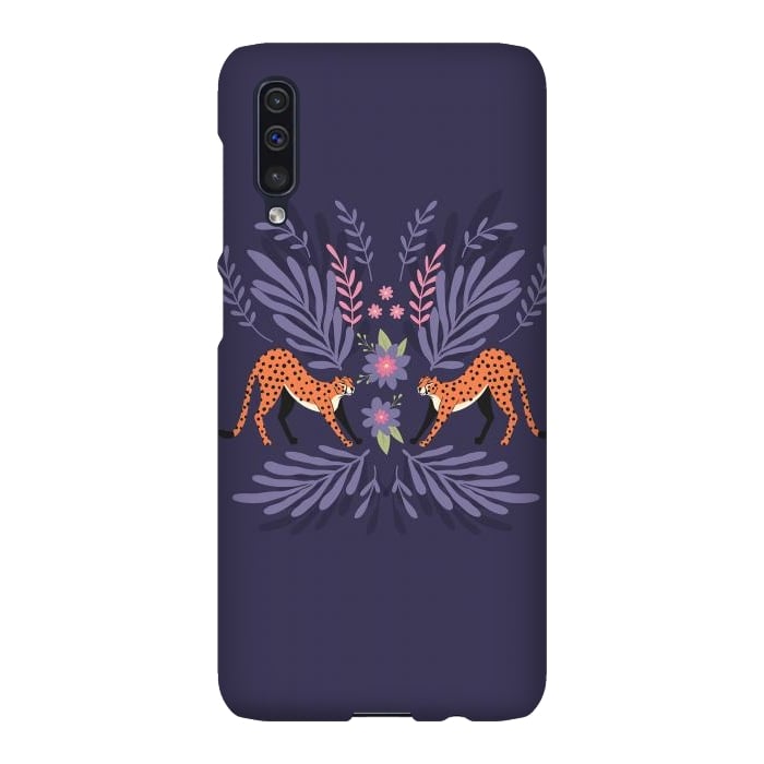Galaxy A50 SlimFit Cheetahs pair purple by Jelena Obradovic
