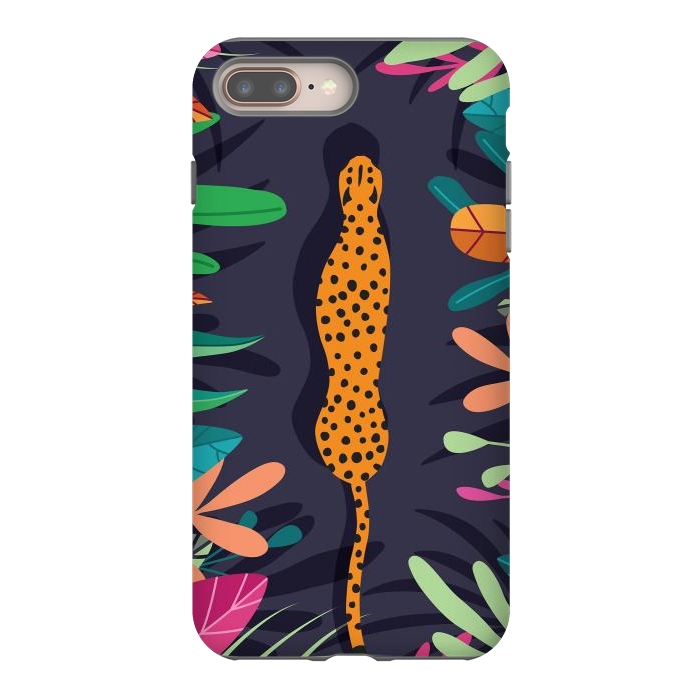 iPhone 7 plus StrongFit Cheetah walking in the wild by Jelena Obradovic