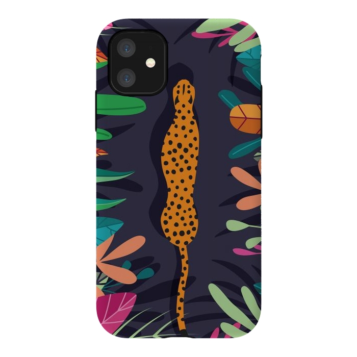 iPhone 11 StrongFit Cheetah walking in the wild by Jelena Obradovic
