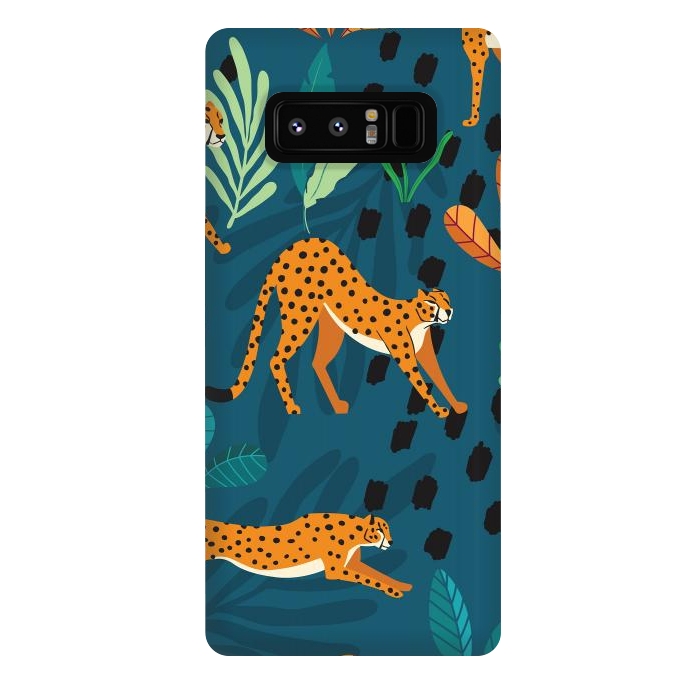 Galaxy Note 8 StrongFit Cheetah pattern 01 by Jelena Obradovic