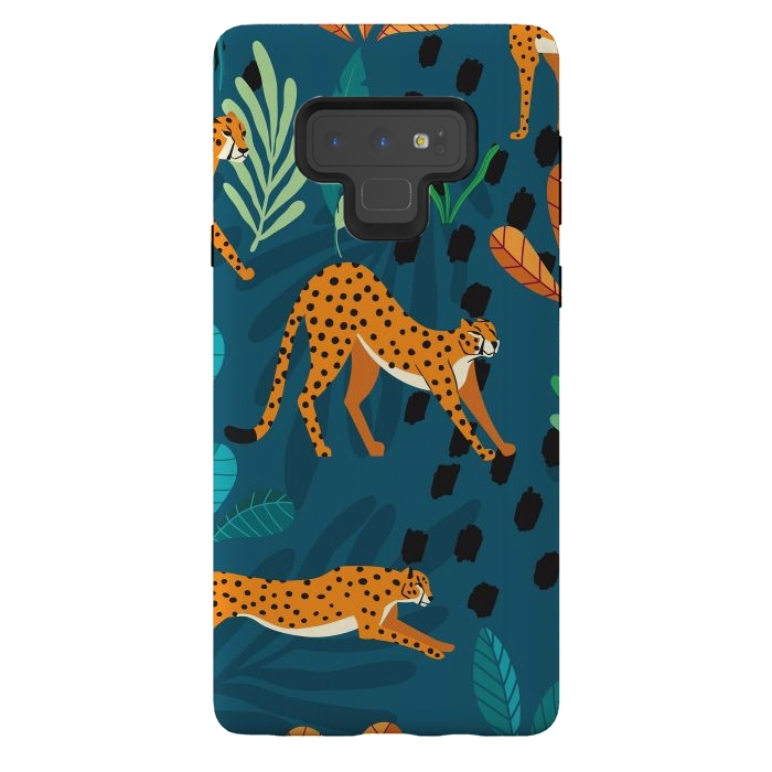 Galaxy Note 9 StrongFit Cheetah pattern 01 by Jelena Obradovic