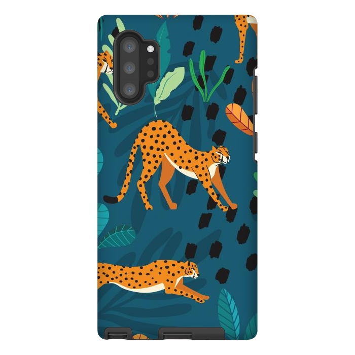 Galaxy Note 10 plus StrongFit Cheetah pattern 01 by Jelena Obradovic