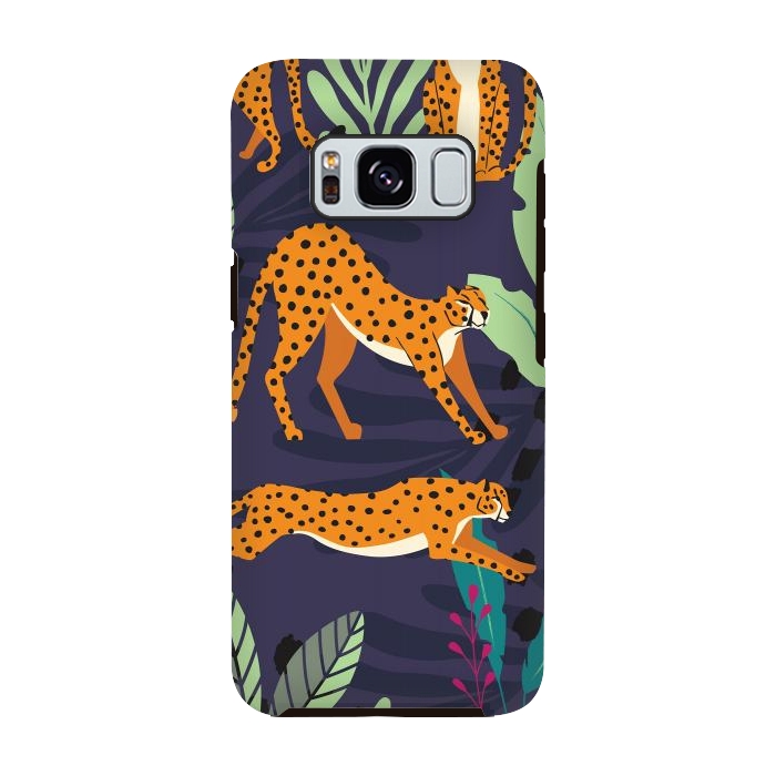 Galaxy S8 StrongFit Cheetah pattern 02 by Jelena Obradovic