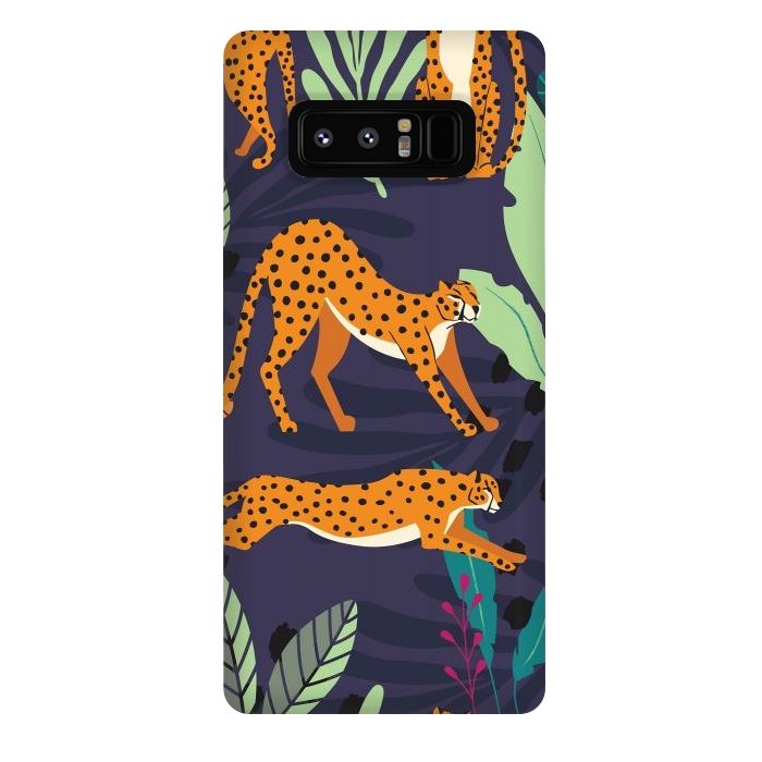 Galaxy Note 8 StrongFit Cheetah pattern 02 by Jelena Obradovic