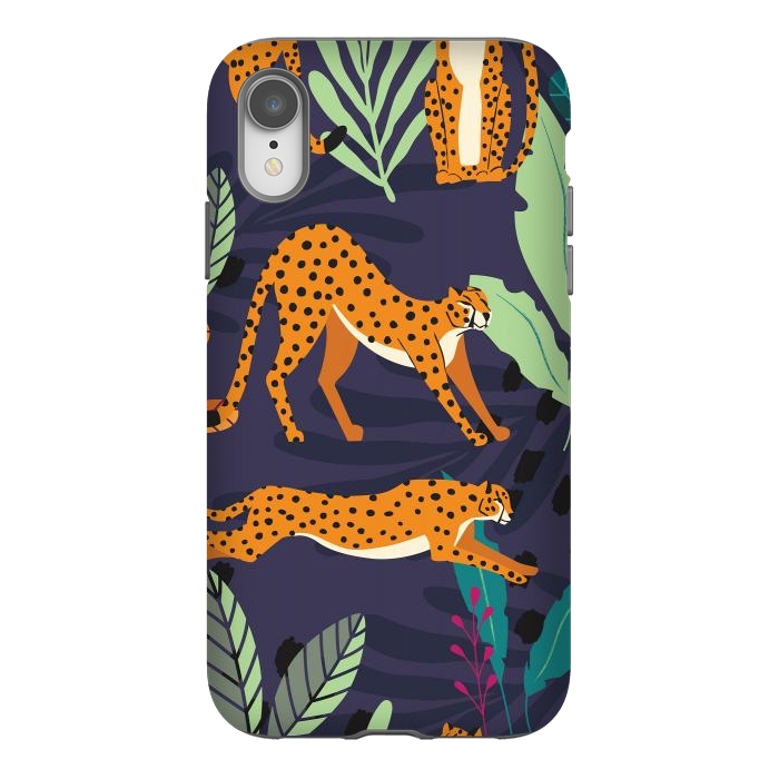 iPhone Xr StrongFit Cheetah pattern 02 by Jelena Obradovic