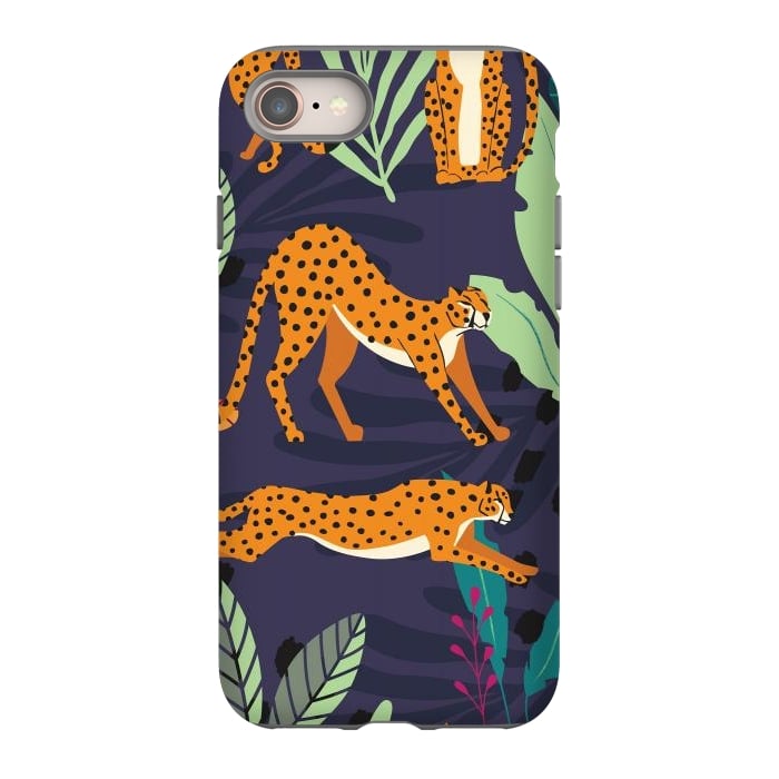 iPhone SE StrongFit Cheetah pattern 02 by Jelena Obradovic