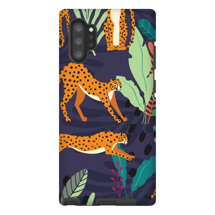 Galaxy Note 10 plus StrongFit Cheetah pattern 02 by Jelena Obradovic