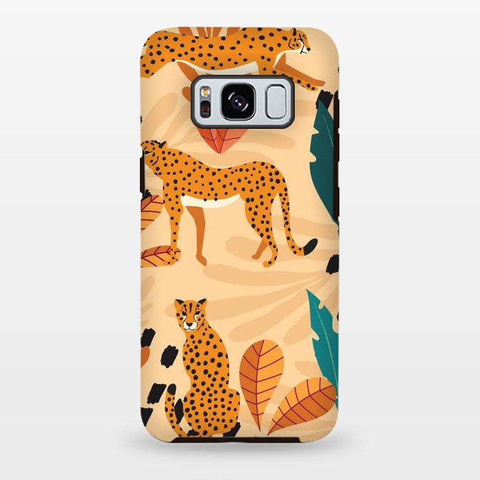 Galaxy S8 plus StrongFit Cheetah pattern 03 by Jelena Obradovic
