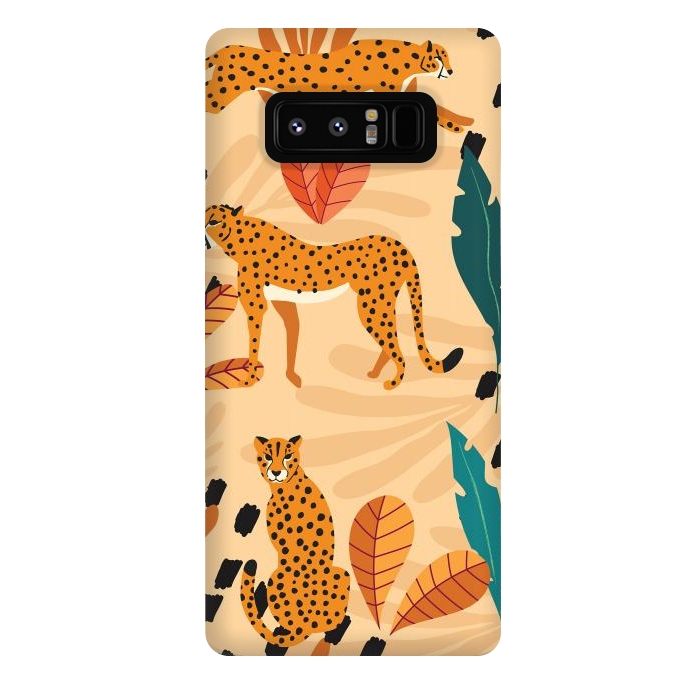 Galaxy Note 8 StrongFit Cheetah pattern 03 by Jelena Obradovic