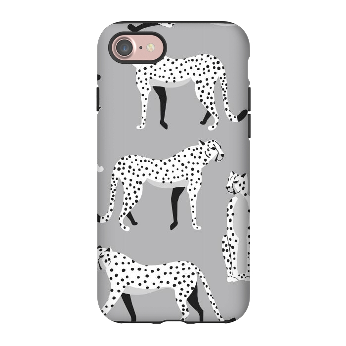 iPhone 7 StrongFit Cheetah pattern 04 by Jelena Obradovic