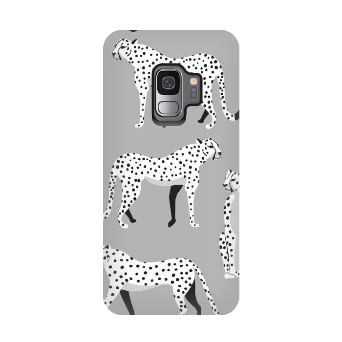 Galaxy S9 StrongFit Cheetah pattern 04 by Jelena Obradovic