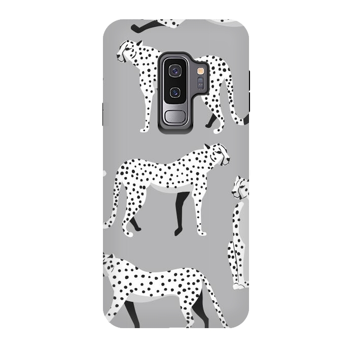 Galaxy S9 plus StrongFit Cheetah pattern 04 by Jelena Obradovic