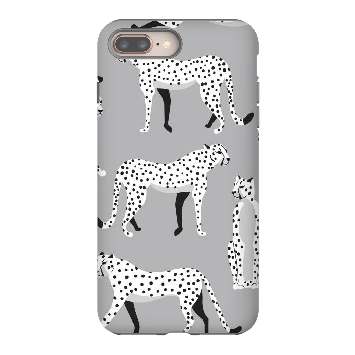 iPhone 8 plus StrongFit Cheetah pattern 04 by Jelena Obradovic