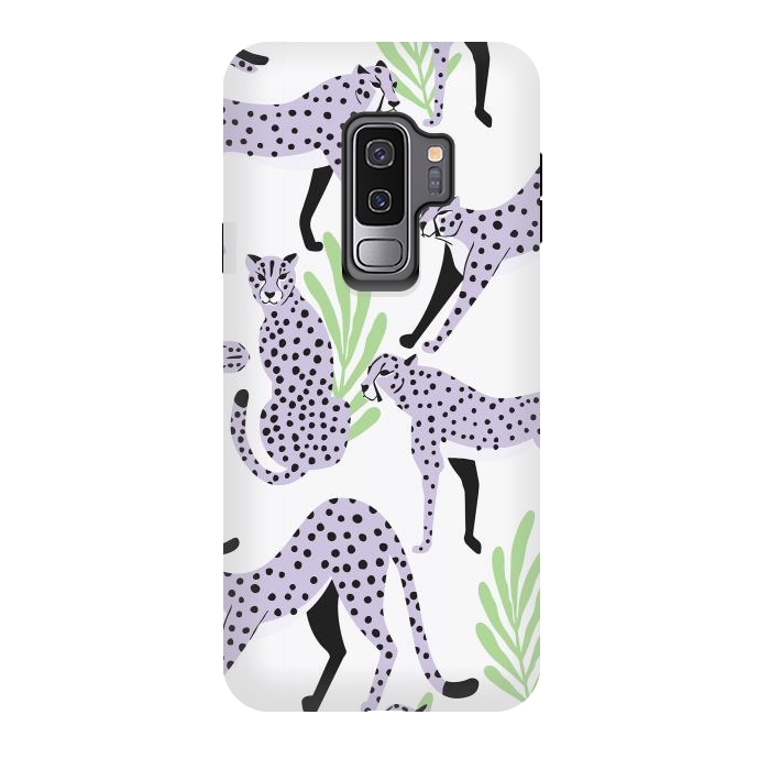 Galaxy S9 plus StrongFit Cheetah pattern 05 by Jelena Obradovic